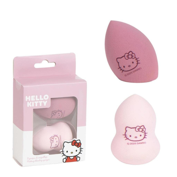 Set Hello Kitty 2 Esponjas maquillaje.