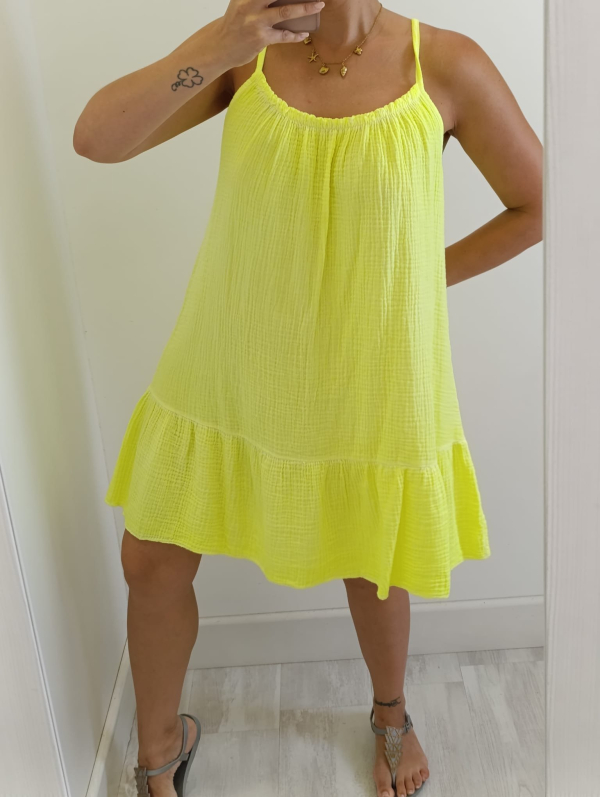Vestido Tirante Fluor