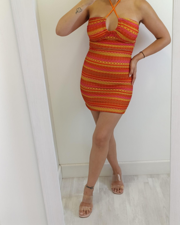 Vestido Mini Étnico