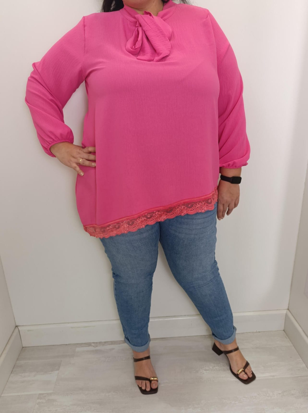 Blusa asimétrica
