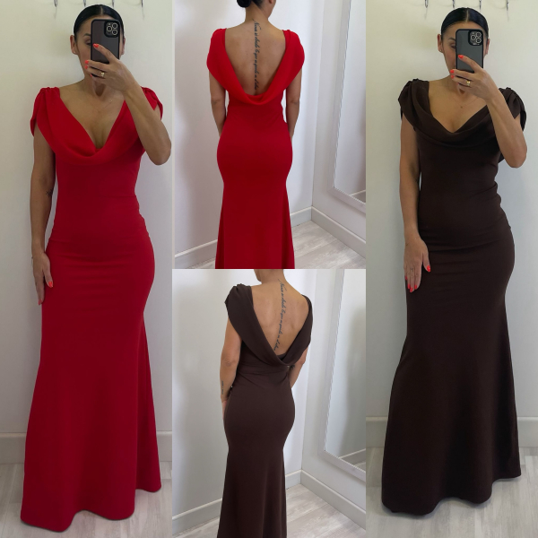 Vestido escote espalda