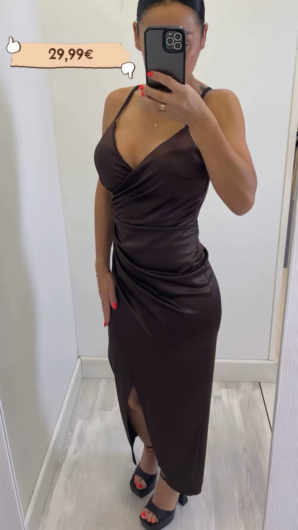 Vestido satinado